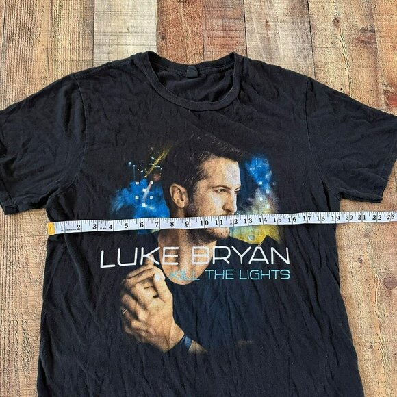 Luke Bryan kill the lights band tour short sleeve women’s t-shirt tee -L - Picture 2 of 8